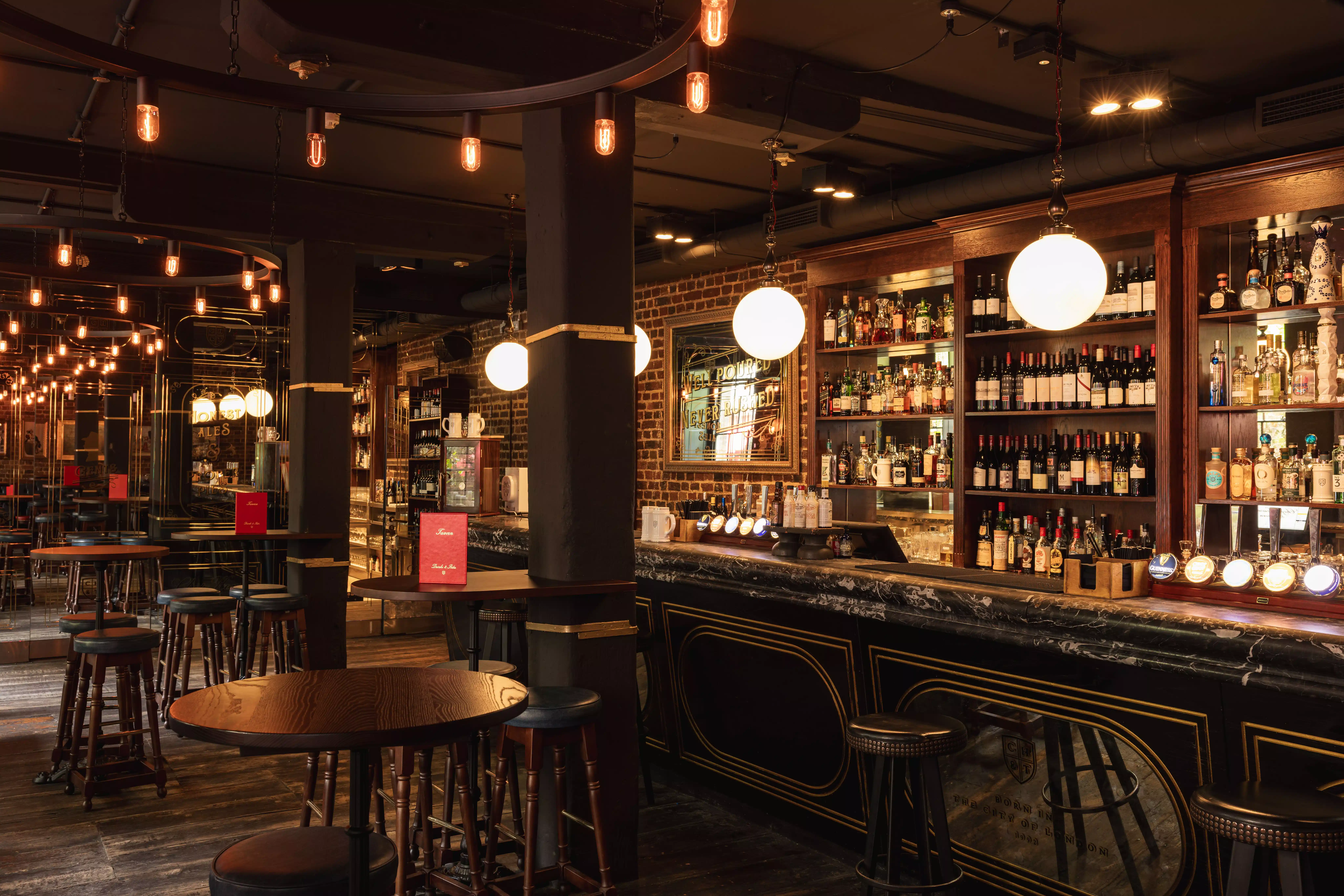 Tavern & Terrace - Roped off standing area, Liverpool Street Chop House & Tavern